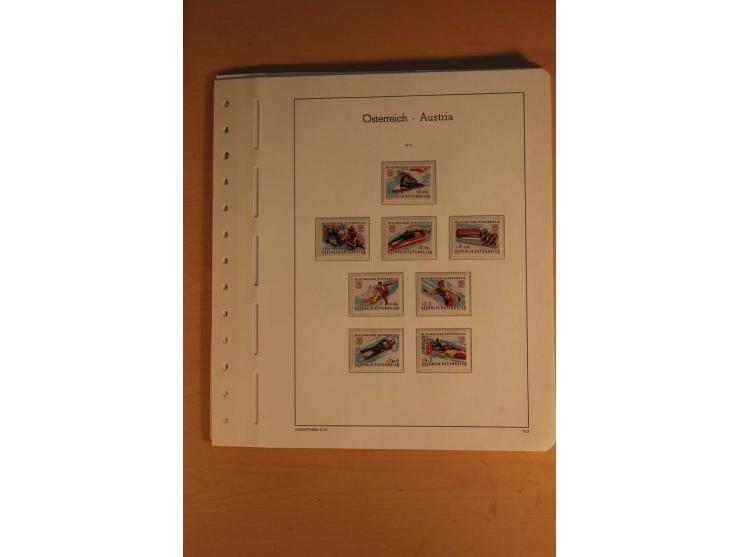 1850/2003, postfrische, ungebrauchte und gestempelte Sammlung mit WIPA-Block, Dollfuß und Renner-Kleinbogen in 4 Alben