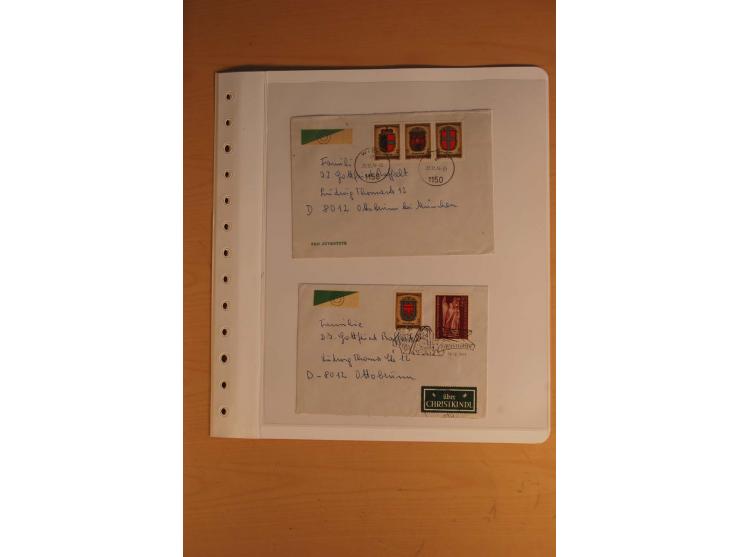1850/2003, postfrische, ungebrauchte und gestempelte Sammlung mit WIPA-Block, Dollfuß und Renner-Kleinbogen in 4 Alben