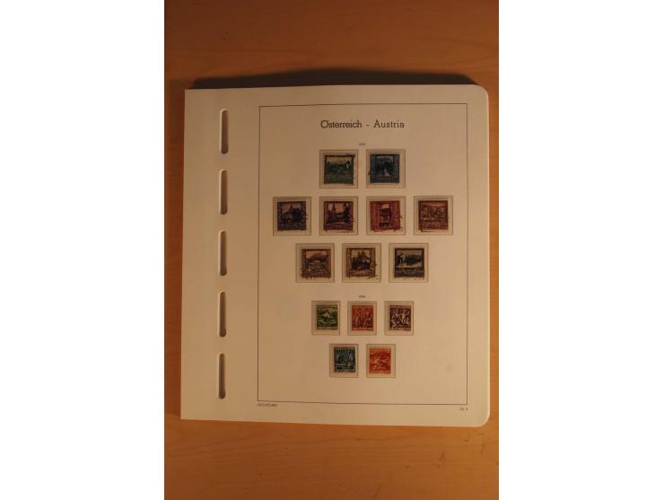 1850/2003, postfrische, ungebrauchte und gestempelte Sammlung mit WIPA-Block, Dollfuß und Renner-Kleinbogen in 4 Alben
