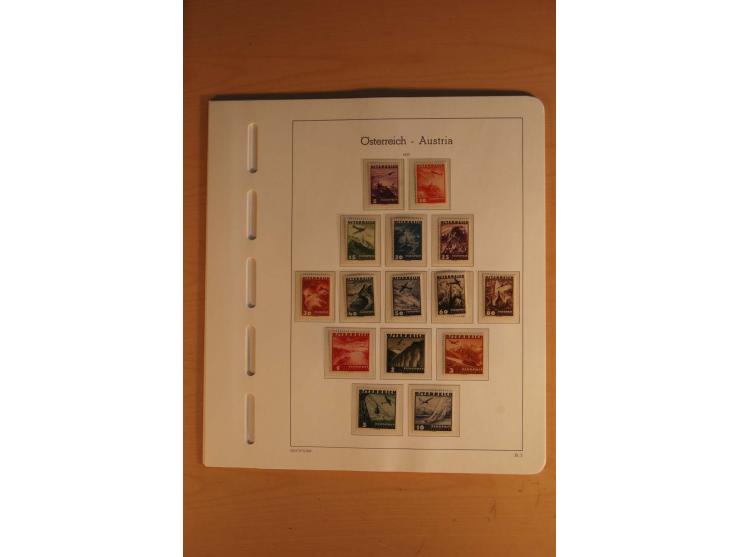 1850/2003, postfrische, ungebrauchte und gestempelte Sammlung mit WIPA-Block, Dollfuß und Renner-Kleinbogen in 4 Alben