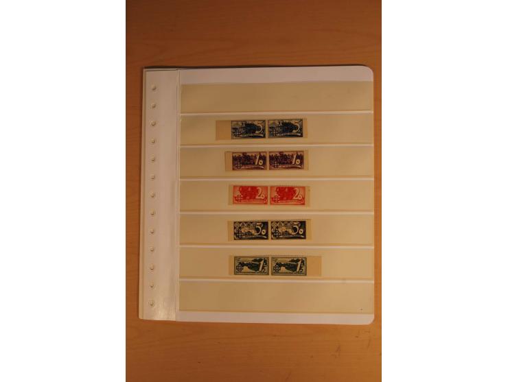 1850/2003, postfrische, ungebrauchte und gestempelte Sammlung mit WIPA-Block, Dollfuß und Renner-Kleinbogen in 4 Alben