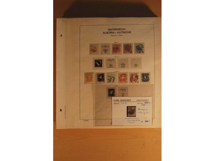 1850/1955, postfrische, ungebrauchte und gestempelte Sammlung mit vielen guten Ausgaben wie Dollfuß, Renner-Kleinbogen etc., 
