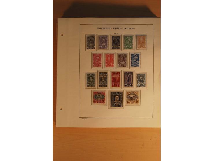 1850/1955, postfrische, ungebrauchte und gestempelte Sammlung mit vielen guten Ausgaben wie Dollfuß, Renner-Kleinbogen etc., 