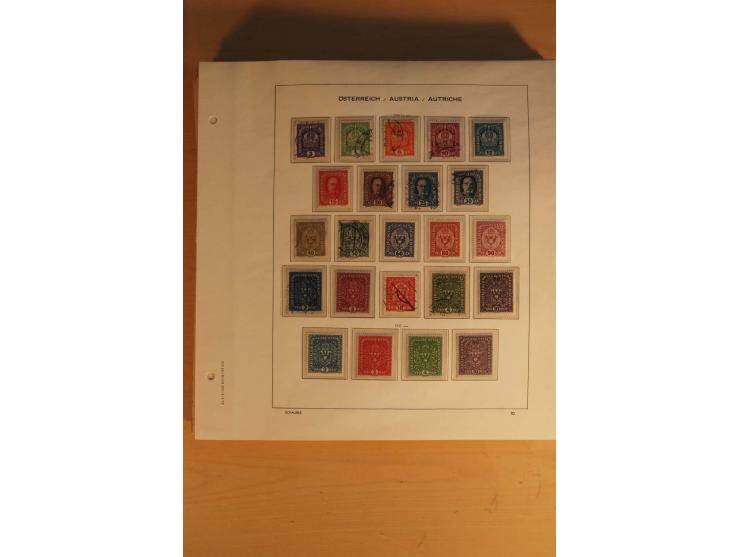 1850/1955, postfrische, ungebrauchte und gestempelte Sammlung mit vielen guten Ausgaben wie Dollfuß, Renner-Kleinbogen etc., 
