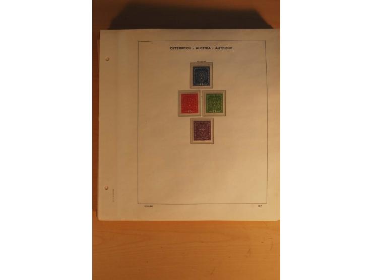 1850/1955, postfrische, ungebrauchte und gestempelte Sammlung mit vielen guten Ausgaben wie Dollfuß, Renner-Kleinbogen etc., 