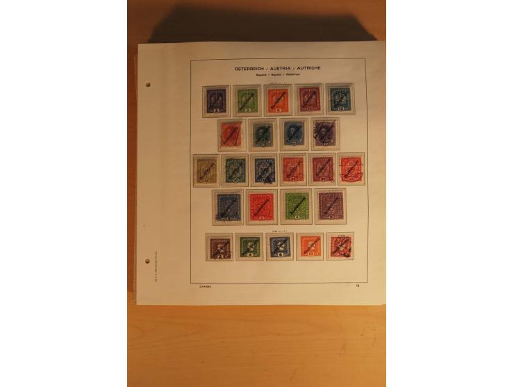 1850/1955, postfrische, ungebrauchte und gestempelte Sammlung mit vielen guten Ausgaben wie Dollfuß, Renner-Kleinbogen etc., 