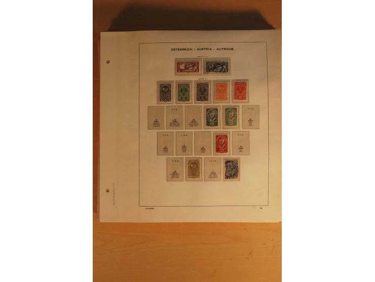 1850/1955, postfrische, ungebrauchte und gestempelte Sammlung mit vielen guten Ausgaben wie Dollfuß, Renner-Kleinbogen etc., 