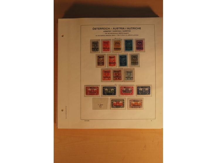 1850/1955, postfrische, ungebrauchte und gestempelte Sammlung mit vielen guten Ausgaben wie Dollfuß, Renner-Kleinbogen etc., 