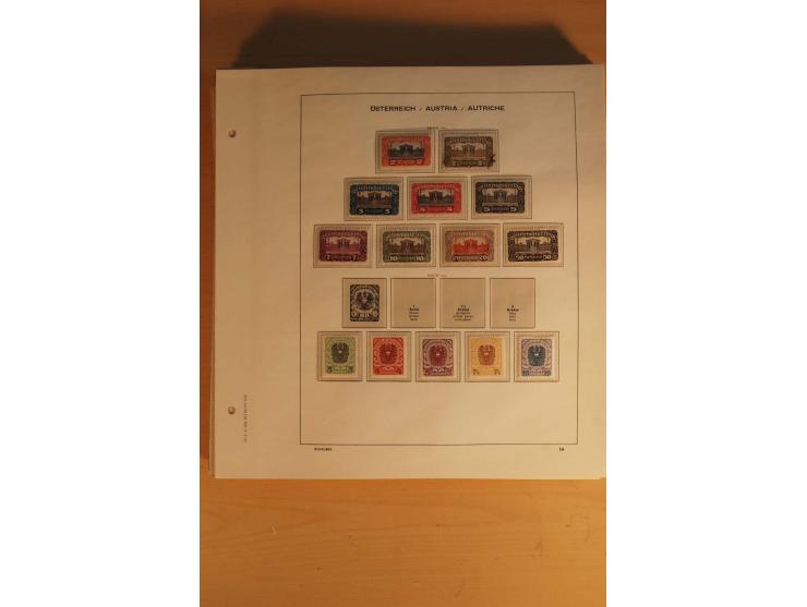 1850/1955, postfrische, ungebrauchte und gestempelte Sammlung mit vielen guten Ausgaben wie Dollfuß, Renner-Kleinbogen etc., 