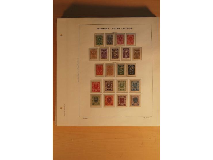 1850/1955, postfrische, ungebrauchte und gestempelte Sammlung mit vielen guten Ausgaben wie Dollfuß, Renner-Kleinbogen etc., 