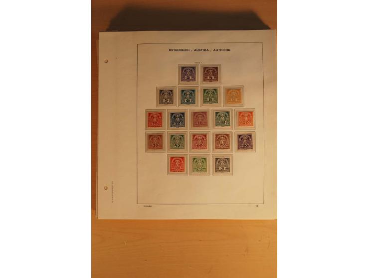1850/1955, postfrische, ungebrauchte und gestempelte Sammlung mit vielen guten Ausgaben wie Dollfuß, Renner-Kleinbogen etc., 