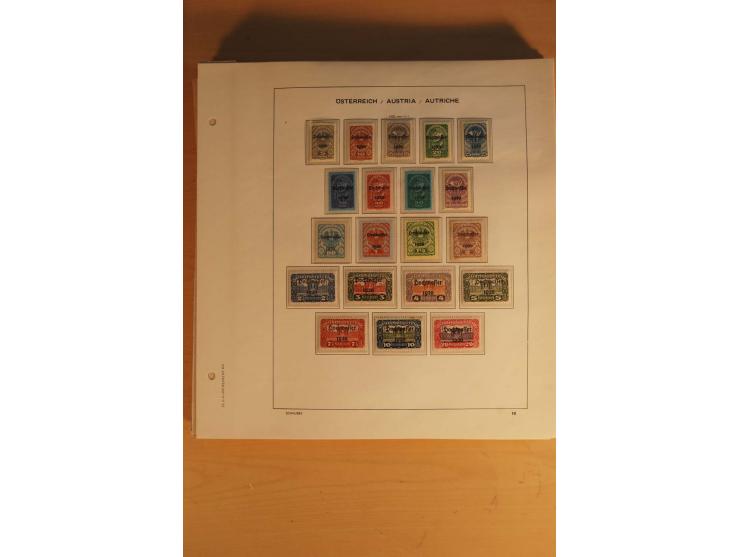 1850/1955, postfrische, ungebrauchte und gestempelte Sammlung mit vielen guten Ausgaben wie Dollfuß, Renner-Kleinbogen etc., 