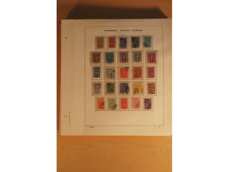 1850/1955, postfrische, ungebrauchte und gestempelte Sammlung mit vielen guten Ausgaben wie Dollfuß, Renner-Kleinbogen etc., 