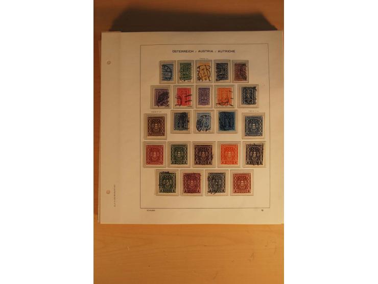 1850/1955, postfrische, ungebrauchte und gestempelte Sammlung mit vielen guten Ausgaben wie Dollfuß, Renner-Kleinbogen etc., 