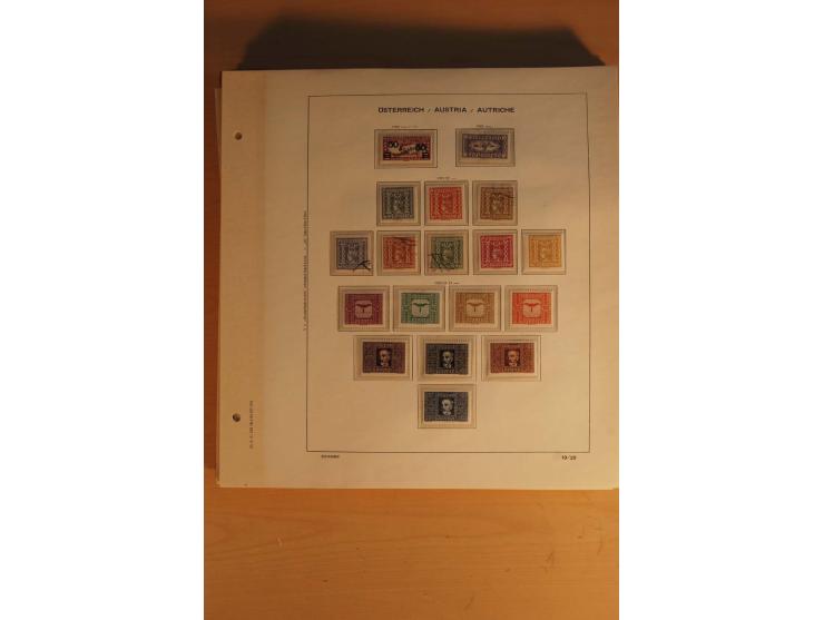 1850/1955, postfrische, ungebrauchte und gestempelte Sammlung mit vielen guten Ausgaben wie Dollfuß, Renner-Kleinbogen etc., 