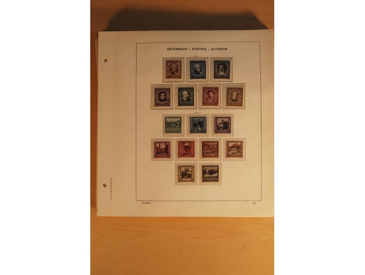 1850/1955, postfrische, ungebrauchte und gestempelte Sammlung mit vielen guten Ausgaben wie Dollfuß, Renner-Kleinbogen etc., 