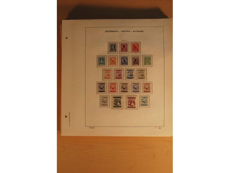 1850/1955, postfrische, ungebrauchte und gestempelte Sammlung mit vielen guten Ausgaben wie Dollfuß, Renner-Kleinbogen etc., 