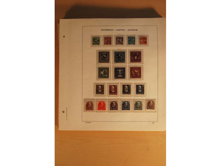 1850/1955, postfrische, ungebrauchte und gestempelte Sammlung mit vielen guten Ausgaben wie Dollfuß, Renner-Kleinbogen etc., 