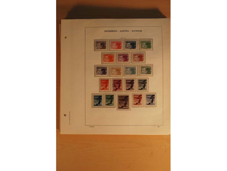 1850/1955, postfrische, ungebrauchte und gestempelte Sammlung mit vielen guten Ausgaben wie Dollfuß, Renner-Kleinbogen etc., 