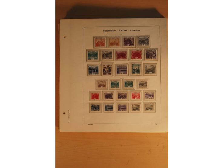 1850/1955, postfrische, ungebrauchte und gestempelte Sammlung mit vielen guten Ausgaben wie Dollfuß, Renner-Kleinbogen etc., 