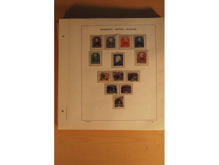 1850/1955, postfrische, ungebrauchte und gestempelte Sammlung mit vielen guten Ausgaben wie Dollfuß, Renner-Kleinbogen etc., 