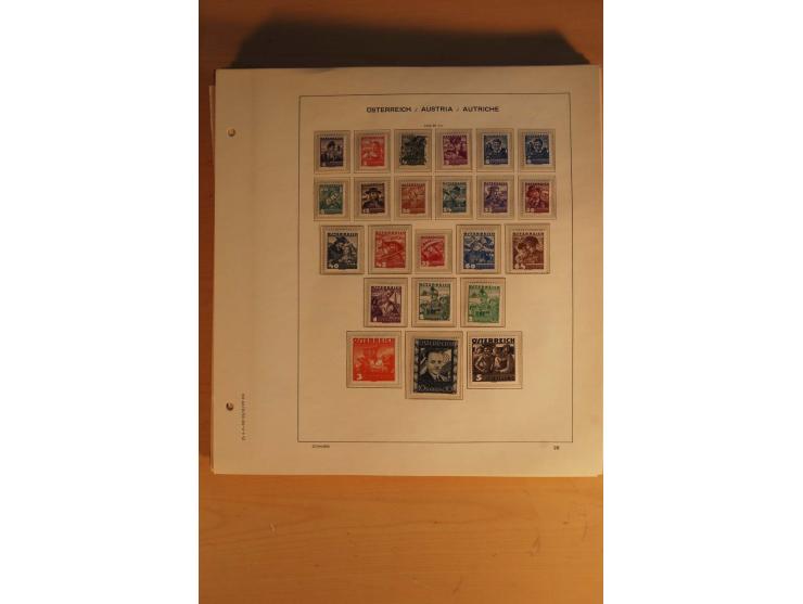 1850/1955, postfrische, ungebrauchte und gestempelte Sammlung mit vielen guten Ausgaben wie Dollfuß, Renner-Kleinbogen etc., 