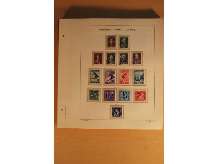 1850/1955, postfrische, ungebrauchte und gestempelte Sammlung mit vielen guten Ausgaben wie Dollfuß, Renner-Kleinbogen etc., 