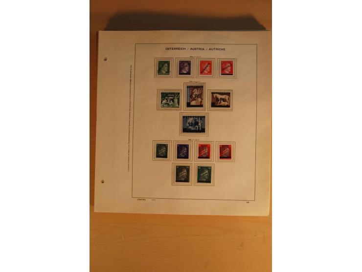 1850/1955, postfrische, ungebrauchte und gestempelte Sammlung mit vielen guten Ausgaben wie Dollfuß, Renner-Kleinbogen etc., 
