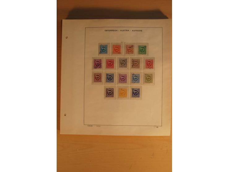 1850/1955, postfrische, ungebrauchte und gestempelte Sammlung mit vielen guten Ausgaben wie Dollfuß, Renner-Kleinbogen etc., 
