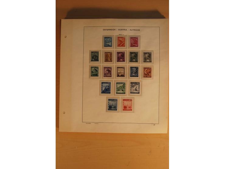 1850/1955, postfrische, ungebrauchte und gestempelte Sammlung mit vielen guten Ausgaben wie Dollfuß, Renner-Kleinbogen etc., 