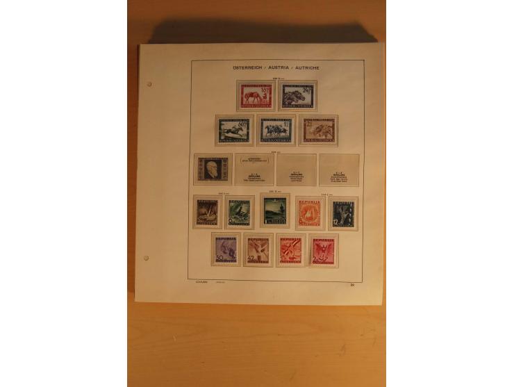 1850/1955, postfrische, ungebrauchte und gestempelte Sammlung mit vielen guten Ausgaben wie Dollfuß, Renner-Kleinbogen etc., 