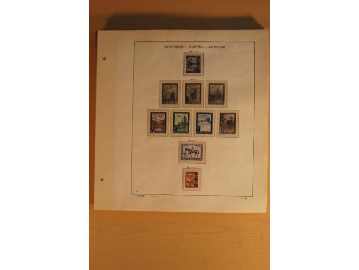 1850/1955, postfrische, ungebrauchte und gestempelte Sammlung mit vielen guten Ausgaben wie Dollfuß, Renner-Kleinbogen etc., 