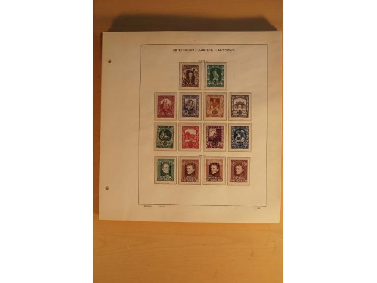1850/1955, postfrische, ungebrauchte und gestempelte Sammlung mit vielen guten Ausgaben wie Dollfuß, Renner-Kleinbogen etc., 