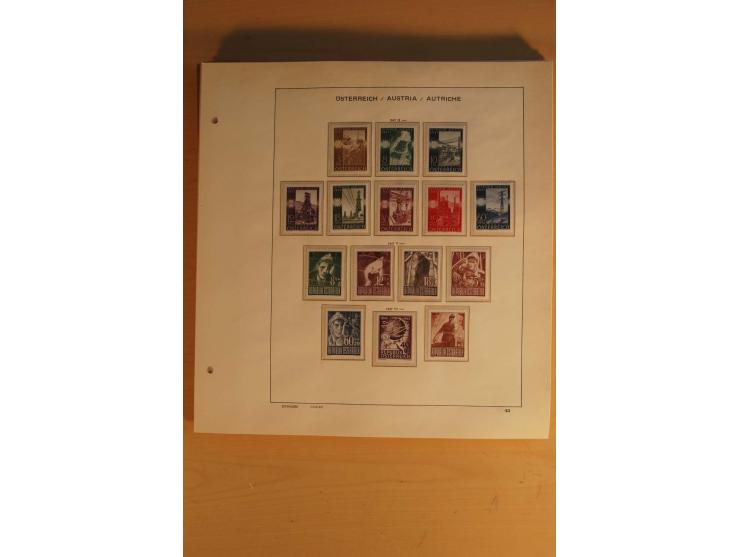 1850/1955, postfrische, ungebrauchte und gestempelte Sammlung mit vielen guten Ausgaben wie Dollfuß, Renner-Kleinbogen etc., 