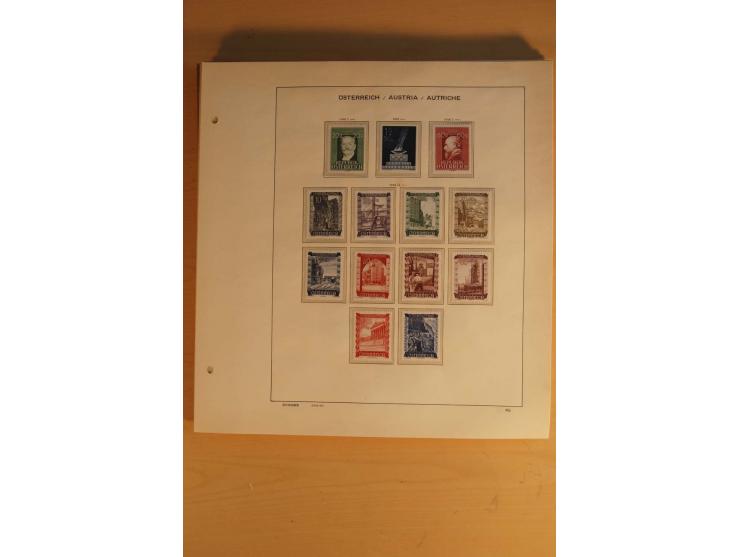 1850/1955, postfrische, ungebrauchte und gestempelte Sammlung mit vielen guten Ausgaben wie Dollfuß, Renner-Kleinbogen etc., 
