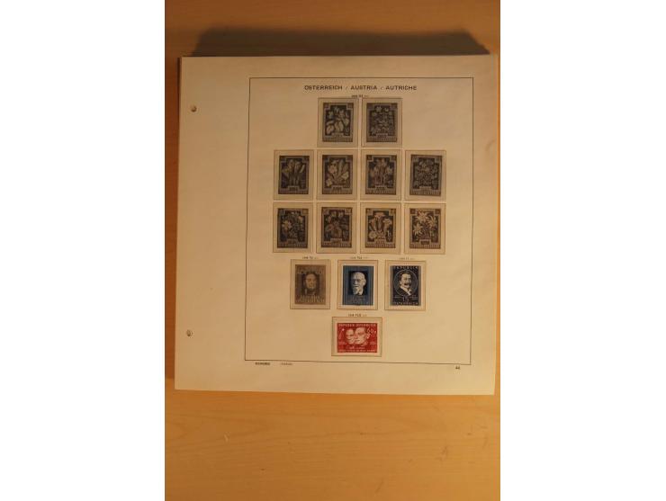 1850/1955, postfrische, ungebrauchte und gestempelte Sammlung mit vielen guten Ausgaben wie Dollfuß, Renner-Kleinbogen etc., 