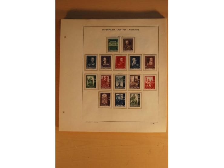 1850/1955, postfrische, ungebrauchte und gestempelte Sammlung mit vielen guten Ausgaben wie Dollfuß, Renner-Kleinbogen etc., 