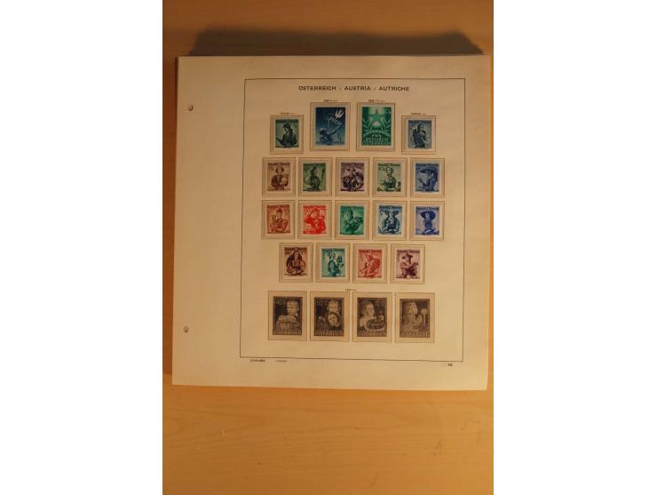 1850/1955, postfrische, ungebrauchte und gestempelte Sammlung mit vielen guten Ausgaben wie Dollfuß, Renner-Kleinbogen etc., 