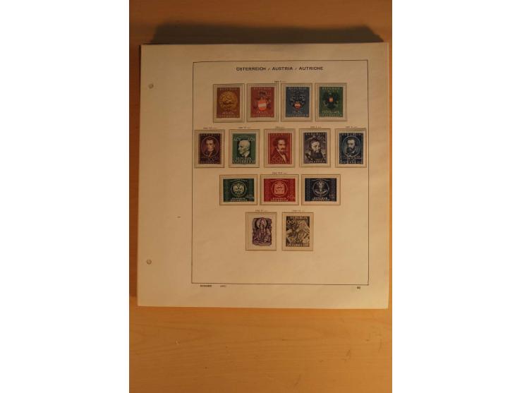 1850/1955, postfrische, ungebrauchte und gestempelte Sammlung mit vielen guten Ausgaben wie Dollfuß, Renner-Kleinbogen etc., 