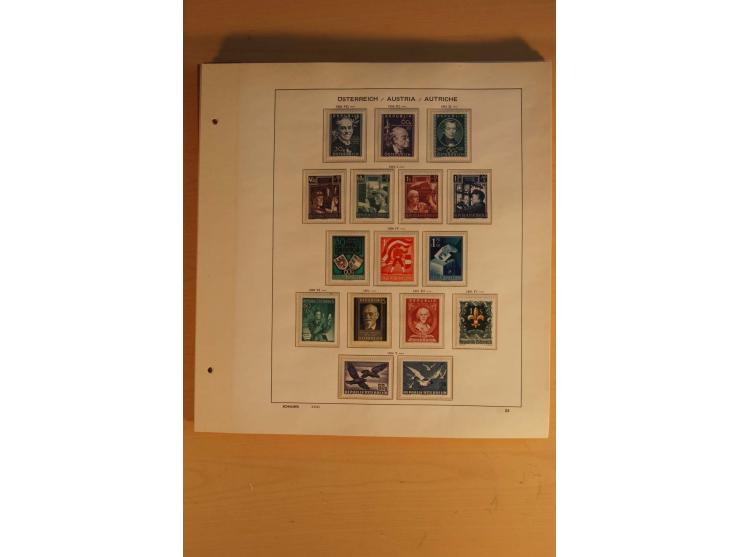 1850/1955, postfrische, ungebrauchte und gestempelte Sammlung mit vielen guten Ausgaben wie Dollfuß, Renner-Kleinbogen etc., 