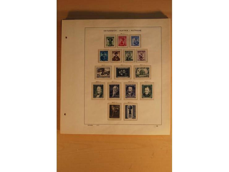 1850/1955, postfrische, ungebrauchte und gestempelte Sammlung mit vielen guten Ausgaben wie Dollfuß, Renner-Kleinbogen etc., 