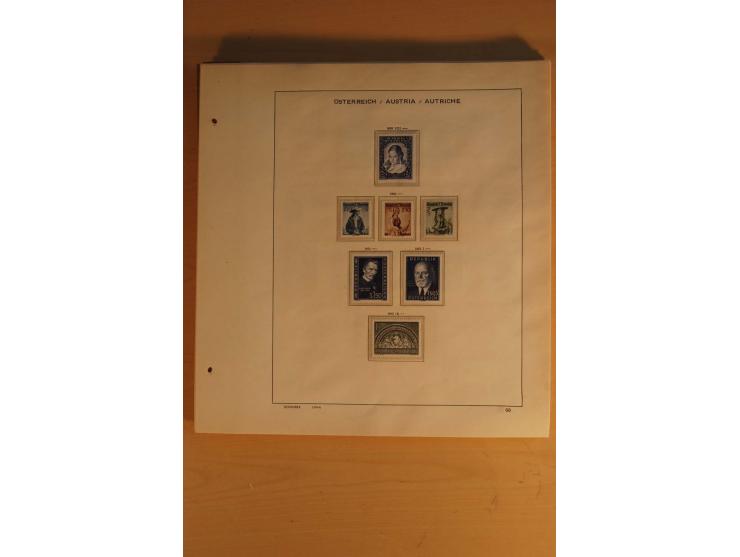 1850/1955, postfrische, ungebrauchte und gestempelte Sammlung mit vielen guten Ausgaben wie Dollfuß, Renner-Kleinbogen etc., 
