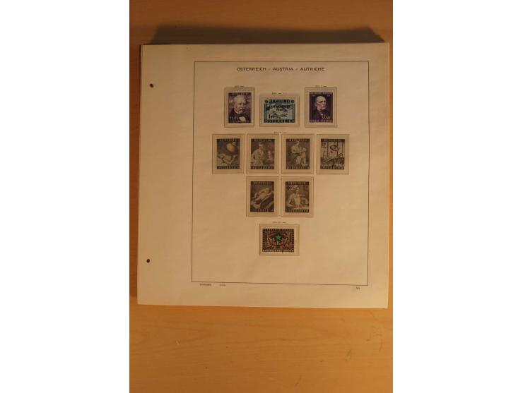 1850/1955, postfrische, ungebrauchte und gestempelte Sammlung mit vielen guten Ausgaben wie Dollfuß, Renner-Kleinbogen etc., 