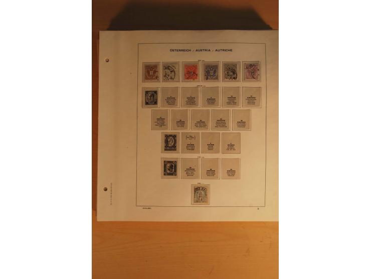 1850/1955, postfrische, ungebrauchte und gestempelte Sammlung mit vielen guten Ausgaben wie Dollfuß, Renner-Kleinbogen etc., 