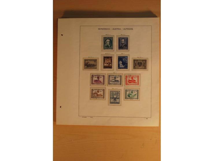1850/1955, postfrische, ungebrauchte und gestempelte Sammlung mit vielen guten Ausgaben wie Dollfuß, Renner-Kleinbogen etc., 