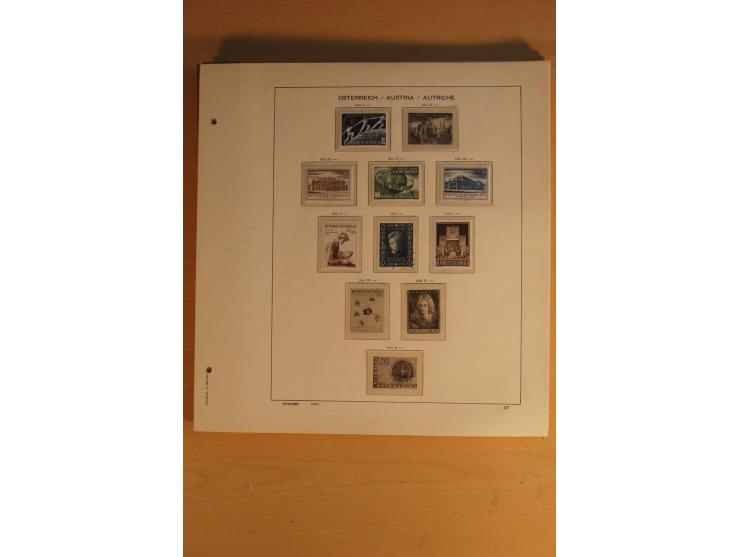 1850/1955, postfrische, ungebrauchte und gestempelte Sammlung mit vielen guten Ausgaben wie Dollfuß, Renner-Kleinbogen etc., 