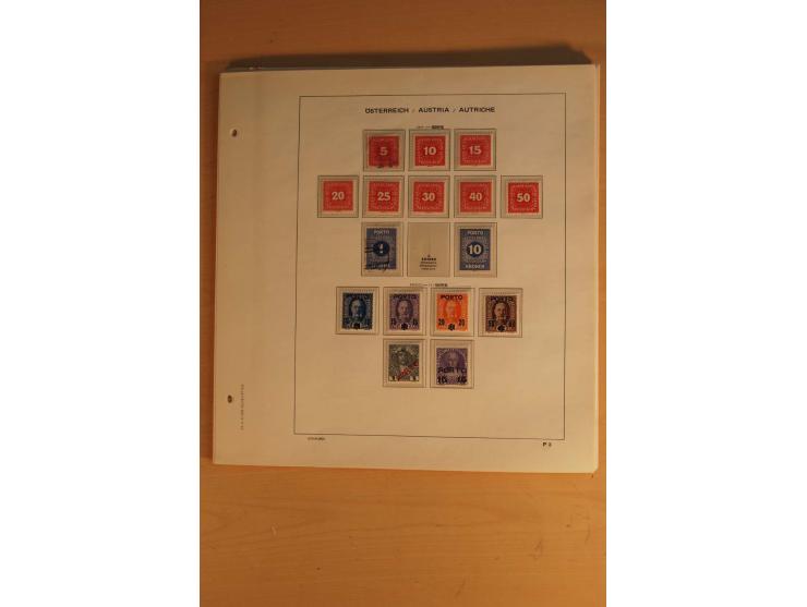 1850/1955, postfrische, ungebrauchte und gestempelte Sammlung mit vielen guten Ausgaben wie Dollfuß, Renner-Kleinbogen etc., 