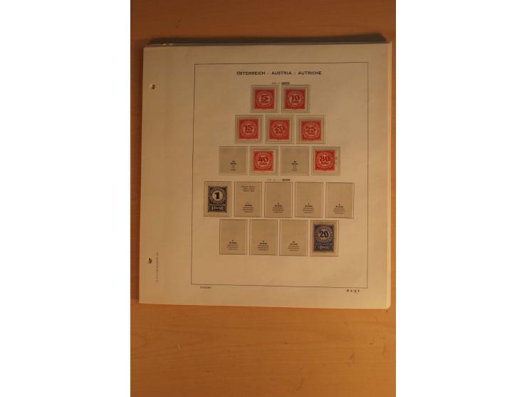 1850/1955, postfrische, ungebrauchte und gestempelte Sammlung mit vielen guten Ausgaben wie Dollfuß, Renner-Kleinbogen etc., 