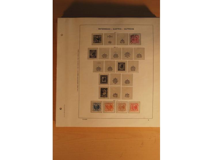 1850/1955, postfrische, ungebrauchte und gestempelte Sammlung mit vielen guten Ausgaben wie Dollfuß, Renner-Kleinbogen etc., 
