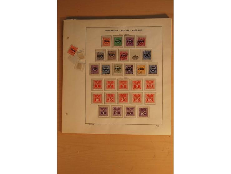 1850/1955, postfrische, ungebrauchte und gestempelte Sammlung mit vielen guten Ausgaben wie Dollfuß, Renner-Kleinbogen etc., 